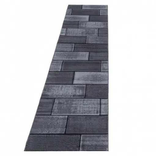Covor Plus Negru V3 80x300 cm Plată sigură