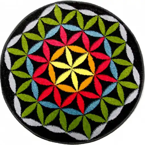 Covor Kolibri Petal Kolibri Multicolor, 67x67 cm Bestseller