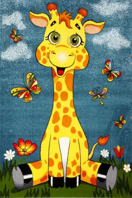 Covor Pentru Copii Kolibri Multicolor, 80x150 cm Super ofertă