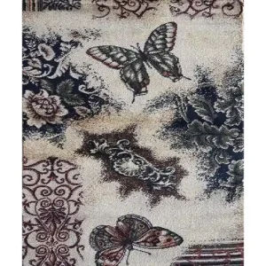 Covor Modern, Lotos Fluturi Multicolor 120x170 cm Ofertă limitată