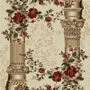Covor Clasic, Lotos Coloane Bej 150x230 cm Reducere specială
