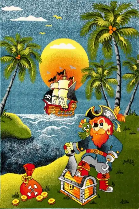 Reducere de preț Covor Pentru Copii, Kolibri Pirate 200x300 cm
