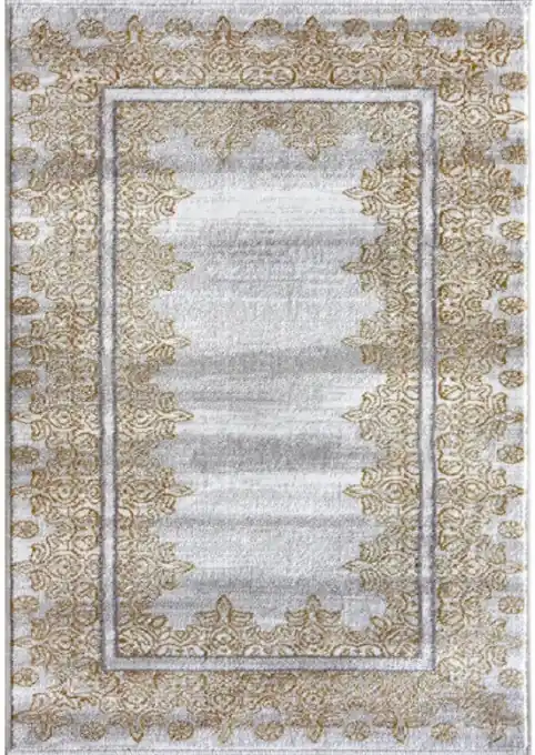 Covor Modern, Iris Oriental, Auriu/Gri, 80x150 cm, 1800 gr/mp Reducere