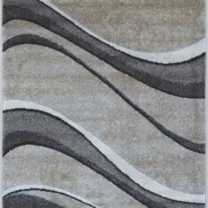 Cel mai vândut Covor Modern Daffi, Bej / Maro, 60x110 cm
