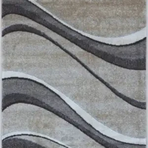 Covor Modern Daffi, Bej / Maro, 200x300 cm Noutate