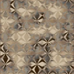 Covor Modern Daffi, Bej/Maro/Gri, 200x300 cm Reducere de preț