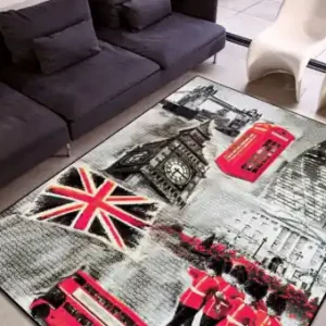 Calitate înaltă Covor Modern Kolibri England, Gri, 160x230 cm