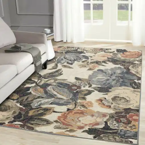 Covor Anny 33011, Model Floral 118x170 cm, 1600 gr/mp Cumpărături sigure