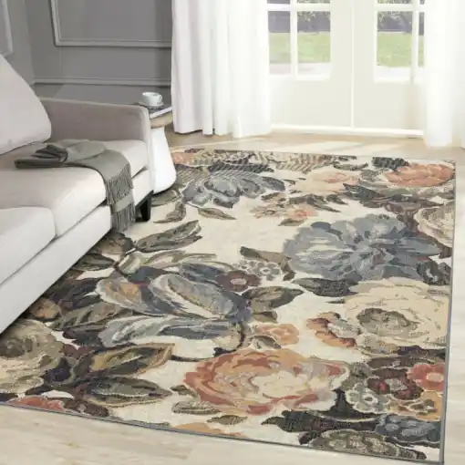 Covor Anny 33011, Model Floral 155x230 cm, 1600 gr/mp Cel mai bun preț