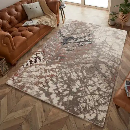 Expediere rapidă Covor Anny 33001, Model Frunze 118x170 cm, 1600 gr/mp