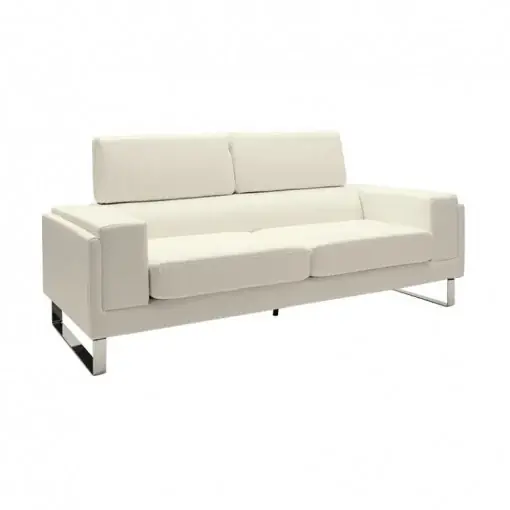 Canapea Shea 3 Locuri Ivory 198x80x87 cm Cel mai bun preț