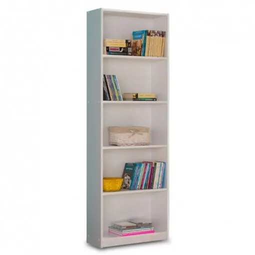 Preț redus Biblioteca Pako World, Model Max, 58x23x170 cm, Alb