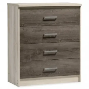 Comoda Model Olympus, Stejar/Bej, 80x40x95 cm Premium