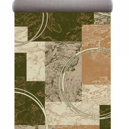 Covor Traversa Lotos 15001, Verde 80x700 cm, 1800 gr/mp Mai ieftin