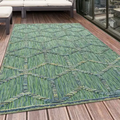 Covor Bahama Verde V1 80x250 cm Lichidare de stoc