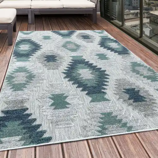 Covor Bahama Albastru V1 140x200 cm Preț mic