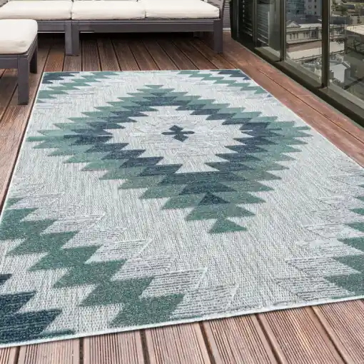 Covor Bahama Albastru V2 80x250 cm Reduceri