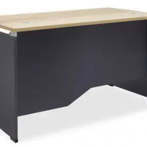 Reducere extra Birou Pako World, model Lotus, 120x75x80 cm, Antracit/Stejar