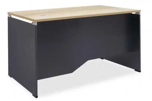 Reducere extra Birou Pako World, model Lotus, 120x75x80 cm, Antracit/Stejar