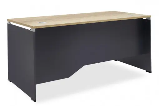 Ofertă exclusivă Birou Lotus Stejar, Antracit 180x80x75 cm