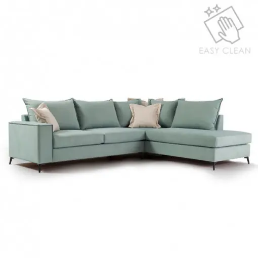 Retur gratuit Coltar Stanga Boston Ciel - Crem 290x235x95 cm
