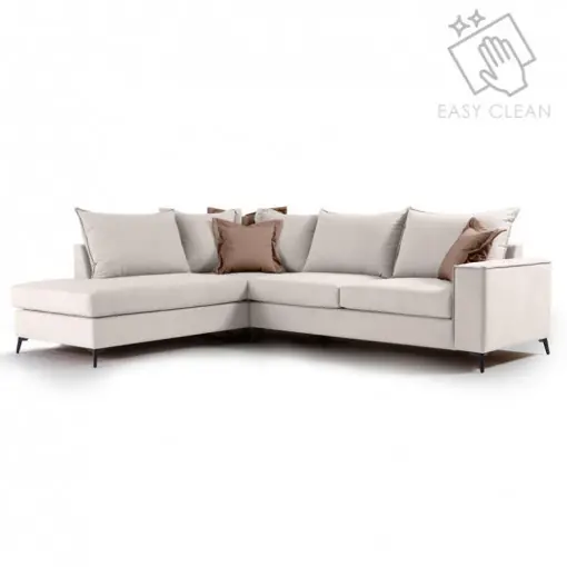 Coltar Dreapta Boston Crem - Mocha 290x235x95 cm Chilipir