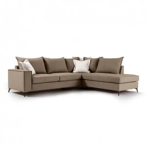 Coltar Stanga Boston Mocha - Crem 290x235x95 cm Preț mic