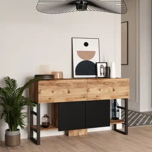 Plată securizată Consola Model ML25, Pin, 138.8x43.3x83.6 cm
