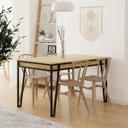 Nu rata Masa Extensibila Model Lyric, 132-170x80x76 cm, Stejar