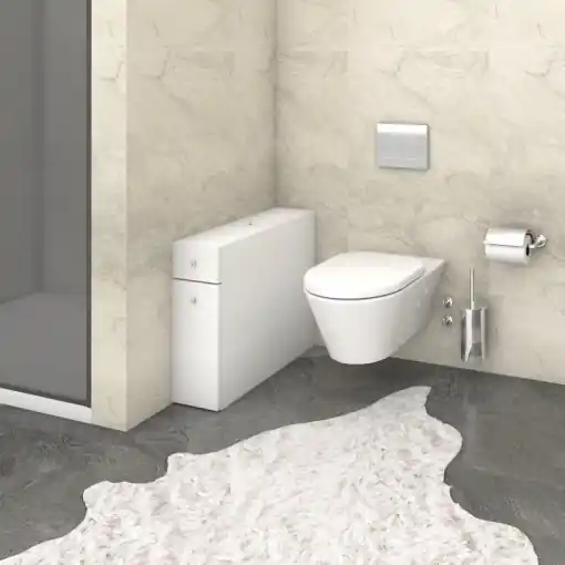 Dulap multifunctional Model Smart, Alb, 19x60x55 cm Cumpără online