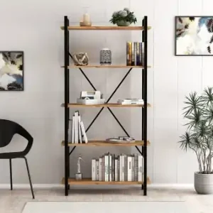 Ofertă exclusivă Biblioteca Salvador, Model Nero, Nuc/Negru