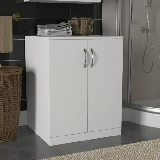 Dulap multifunctional Model Benito, Alb, 70x67x90 cm Plată securizată