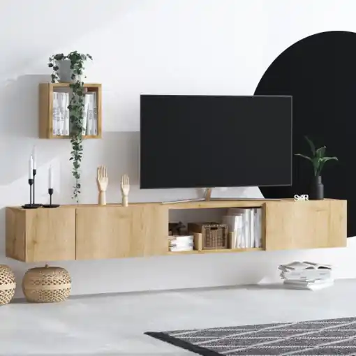 Ansamblu Comoda TV Avior Sapphire Oak Expediere rapidă