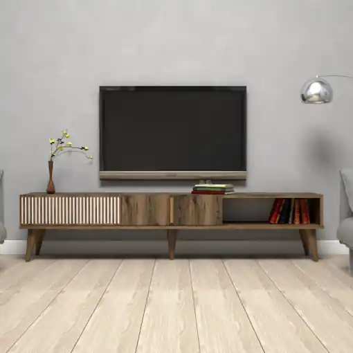 Vezi acum Comoda TV Salvador, Model Milan, 180x40x35 cm, Nuc