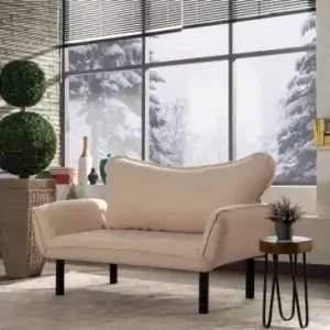 Canapea Extensibila, 2 Locuri Chatto Cream Preț redus
