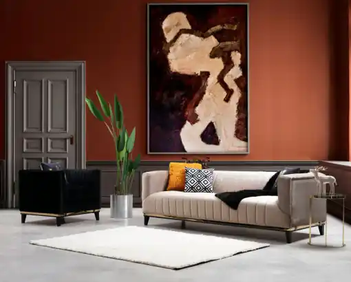 Canapea 3 Locuri Bellino Beige Bestseller