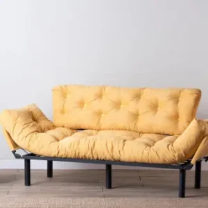Ieftin Canapea Extensibila, 3 Locuri Nitta Triple Mustard
