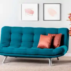 Canapea Extensibila, 3 Locuri Misa Sofabed Petrol Verde Mai ieftin