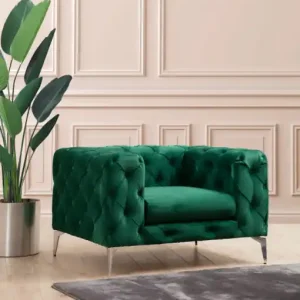 Lichidare de stoc Fotoliu Como Verde