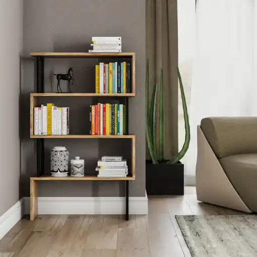 Preferatul clienților Biblioteca Salvador, Model Ceylan, Nuc