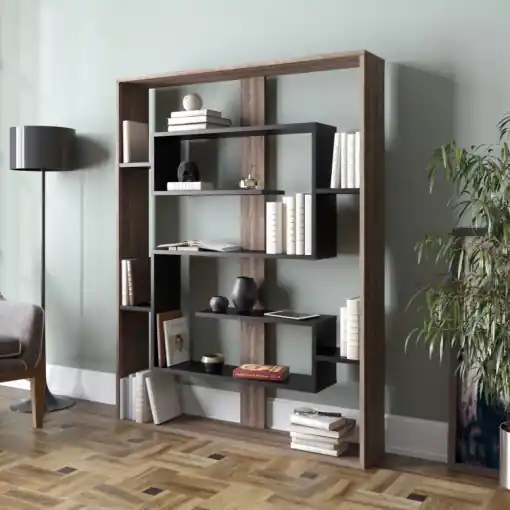 Biblioteca Salvador, Model Esteban, Nuc/Negru Cumpărături sigure
