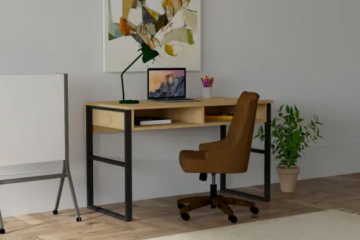 Birou cu Sertare Salvador, model Misto, 150x75x137 cm, Stejar safir Comandă acum