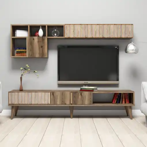 Comoda TV Milan - Walnut Cumpără online