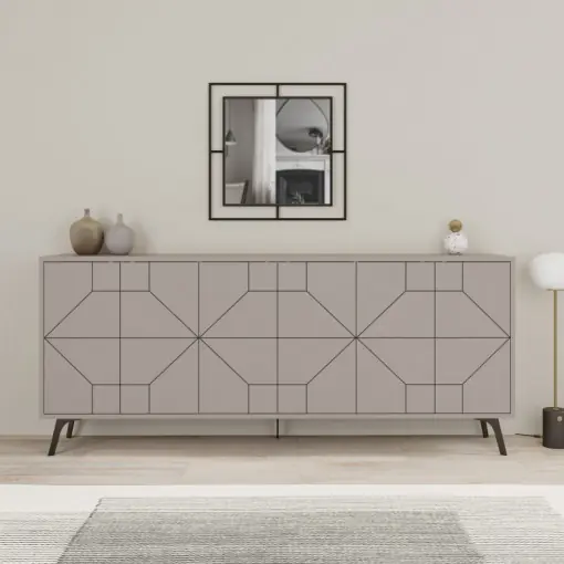 Preferatul clienților Comoda Model Dune, Bej, 184x35x77.4 cm
