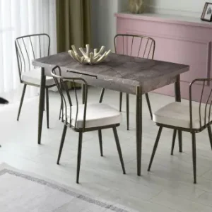 Masa Extensibila Model Damien, 120-150x70x75 cm, Mink Nu rata