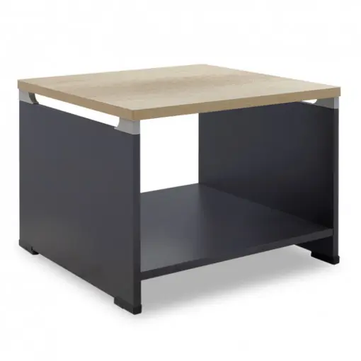 Cumpără online Masuta de cafea Lotus din stejar - gri inchis 60x60x45cm