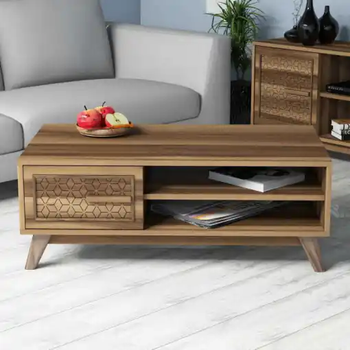 Reduceri Masuta de Cafea Model Hart, 105x60x38.2 cm, Nuc