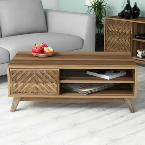 Doar azi Masuta de Cafea Model Larson, 105x60x38.2 cm, Nuc