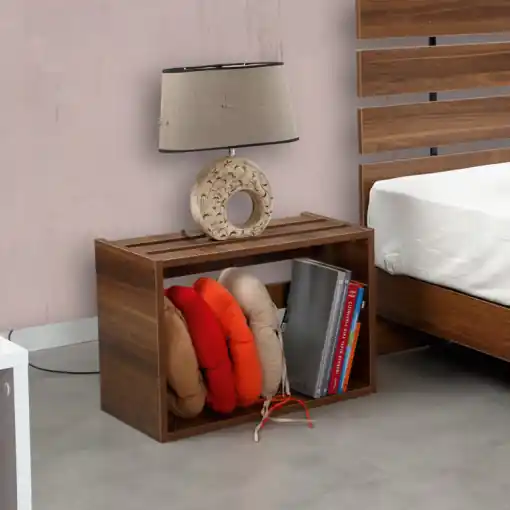 Noptiera Model Bullock, Nuc, 60x33x43cm Reducere extra