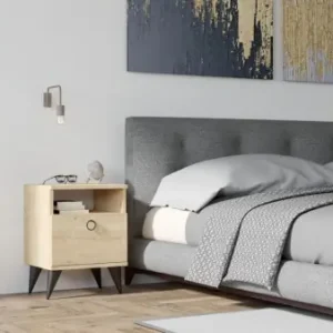 Noptiera Model Tanner, Stejar, 40x40x50cm Retur gratuit